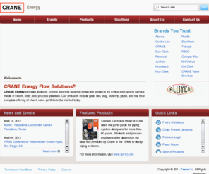 cranevalves.com: CRANE Energy Flow Solutions: Welcome to
