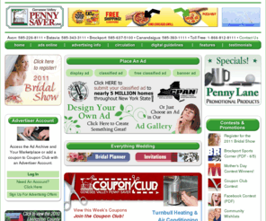 geneseevalleypennysaver.net: Genesee Valley Penny Saver
The Genesee Valley Penny Saver is a weekly publication reaching 154,000 in the Greater Rochester area, Batavia, Canandaigua and Upstate New York. Find what you're looking for in our online classified and display ads.