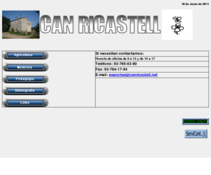 canricastell.net: Can Ricastell: Portal de Agricultura Ecológica
Alojamiento web, alojamiento dominio