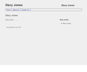 davy-jones.biz: Davy Jones
Davy Jonesの情報サイトです。