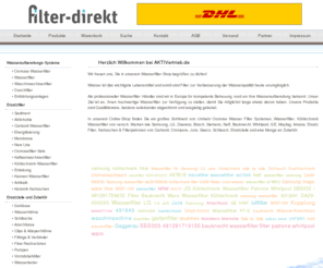 filter-direct.com: Wasserfilter Filter Samsung LG Kalk Eisen Haus Brunnen EM Keramik Brunnenfilter Kalkfilter Eisenfilter Kühlschrankfilter Kühlschrank Inline side-by-Side Wasser filtern
Wasserfilter, Kühlschrank Filter, Samsung DA29-00003B, WSF-100, LG Siemens Bosch Neff Daewoo DD-7098, Carbonit NFP Premium, Osmose, Osmoseanlagen, Umkehrosmose, Ersatzfilter Kartuschen, Filterpatrone, Enthärtungsanlage, PÖL, Schlauch