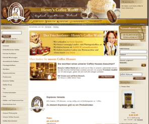 henrys-coffee.de: Henry's Coffee World - der Kaffeeröster
Henry's Coffee World AG -  Kaffee Röster, ausgesuchte Kaffees aus aller Welt