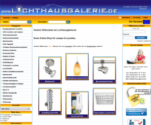 lichthausgalerie.com: Lichthausgalerie ->  Lampen, Leuchten, Deckenleuchten
Ihr Online-Shop für Lampen & Leuchten. Sie finden Markenartikel - Lampen, Deckenleuchten oder Wandleuchten - überzeugen Sie sich von unserem Angebot.