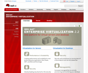 openvirtualization.com: redhat.com | Red Hat Enterprise Virtualization Overview
Red Hat Enterprise Virtualization overview and information for desktop and server