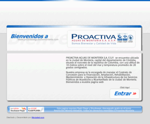 proactivaaguasdemonteria.com: .:: PROACTIVA AGUAS DE MONTERIA S.A E.S.P > >  LINEA 116::.
