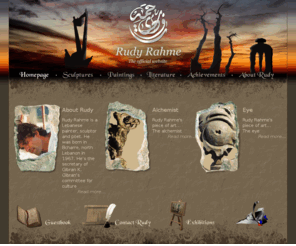 rudyrahme.com: Rudy Rahme
Rudy Rahme Painter, sculptor and poet, born in 1966 in Bcharre, North of Lebanon