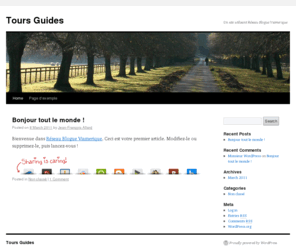 toursguides.net: Tours Guides | Un site utilisant Réseau Blogue Viamerique
Tours Guides: Un site utilisant Réseau Blogue Viamerique