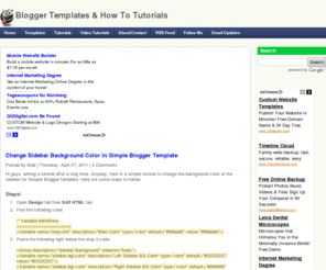 betatemplates.com: Blogger Templates & How To Tutorials
Free high quality Blogger templates & easy-to-understand step by step how to tutorials for Blogspot Users.
