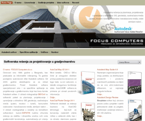 focus-computers.rs: Focus Computers | Softverski paketi za projektovanje gradjevinskih konstrukcija u visokogradnji i niskogradnji. Autorizovani diler Autodesk softvera.
