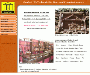 gunport.de: GunPort  Waffenhandel für Neu- und Kommissionsware - Home
Waffenhandel und Lagerung