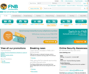 howcanwehelpyou.com: Home - 
		First National Bank - 
		
		FNB
FNB - Banking Products and Services for South Africa's Financial Needs (First National Bank)