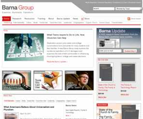 barnaresearch.com: Barna Update
The Barna Group