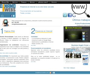 dinamowebs.com: Dinamo webs. Páginas web y posicionamiento en Gipuzkoa
Desarrollo de Páginas web. Servicios de posicionamiento en buscadores. Económico y de calidad.