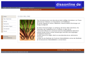 dissonline.de: DissOnline, DissOnline - Home
