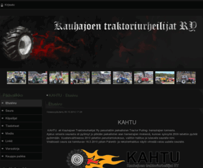 kahtu.net: KAHTU - Etusivu
KAHTU - Kauhajoen traktoriurheilijat Ry