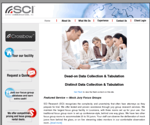 surveycommunications.com: Survey Communications, Inc - Data Collection, CATI, Web Surveys - Baton Rouge, Louisiana
SCI provides strategic data collection and tabulation services for a broad range of private and public sector clients throughout the United States. We have grown to become one of the most technologically advanced field service firms in the Country. On a yearly basis, SCI conducts full, statewide data collection in every state in America, as well as the District of Columbia. Very few data collection firms can make that claim.