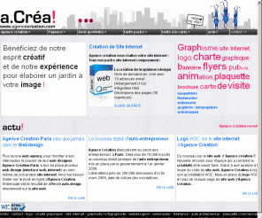 agencecreation.com: Agence Création : logos, site internet, charte graphique, publicités, flyers, graphiste. Agence, Création
Agence création réalise tous vos projets de communication Visuelle.Agence création Graphiste freelance webmaster. Logo, charte graphique, plaquette commerciale, brochure, publicité, affiche, flyer, invitation, carte de visite, site internet, le tout dans les styles designs et tendances actuelles.