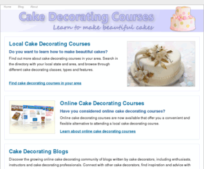 cakedecoratingcourses-au.com: Cake Decorating Courses, Classes & Workshops
Learn how to make beautiful cakes every time with cake decorating courses. Whether you are a beginner or expert there are courses available for all levels.