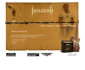 janoosh.com: Janoosh - one man and home recording
