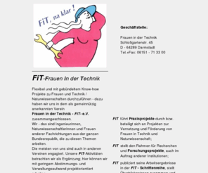 fitev.de: FiT e.V. - Frauen in der Technik
FiT e.V.