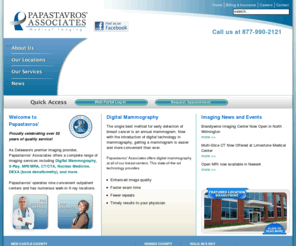 papastavros.com: Papastavros' Associates Medical Imaging |  Digital imaging, CT Scanning, MRI, Wilmigton, Newark, Glasgow, Middletown, Lewes, Delaware
The first to introduce CT scanning and MRI to the state, Papastavros’ Associates now offers state-of-the-art diagnostic imaging services.