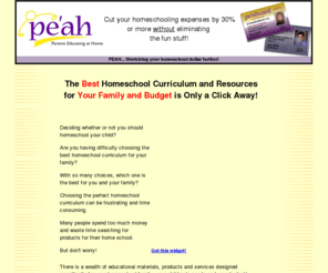 peah.net: Homeschool Curriculum, Time Saving Tips and Homeschool Discounts
Homeschool mom and group leader shares personal insight on choosing the best homeschool curriculum and resources for your family. Learn tips to save you time and money.