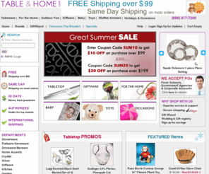 tableandhome.com: Table and Home Store - China, Crystal, Silver, Gifts, Toys and More
