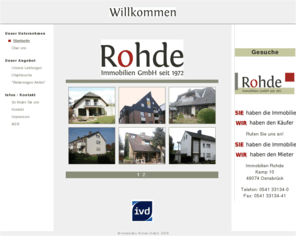 immobilien-rohde.com: Immobilien Rohde GmbH, Osnabrück
Immobilien Rohde GmbH, Osnabrück, Ihr zuverlässiger Partner seit 1972