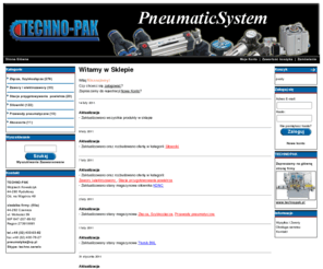 pneumaticsystem.pl: PneumaticSystem
Oferujemy asortyment produktów do instalacji Pneumatycznych takich jak: Elektrozawory, złaczki, Siłowniki, wężę