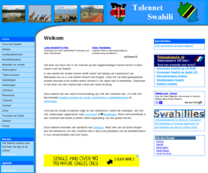 swahili.org.uk: Welkom - Talennet Swahili
Welkom. Talennet Swahili. Wij bieden een brede website die zich richt op verschillende aspecten van het Swahili