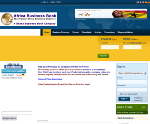 africabusinessbook.com: GhanaBusinessBook - Business Directory, Advertising, Jobs, news, Classifieds, Africa business book
Ghana, Business, Ghanabusinessbook, Business Directory, Ghana Real Estate, Real Estate, Ghana Business Directory, Ghana Directory, Ghana Business, Ghana Companies, Ghana Company Directory, Ghana Business Central, Classifieds, Ghana Hotel Guide