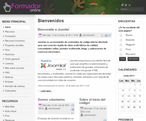 formadoronline.es: Bienvenidos
Joomla! - el motor de portales dinámicos y sistema de administración de contenidos