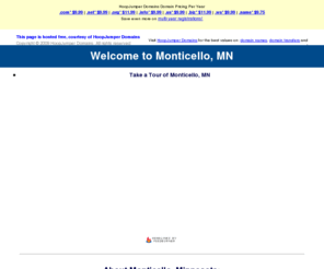 monticellohomesforyou.com: The Best of Monticello Minnesota | Monticello MN Real Estate
The Best of Monticello, Minnesota is your place to find Monticello MN's top local merchants and real estate resources.