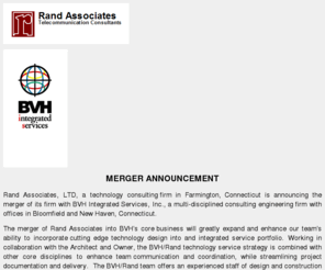 randassoc.com: MERGER ANNOUNCEMENT
