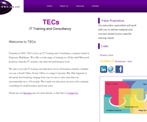 tecs-ltd.com: TECs - Computer Consultants and IT Trainers in Edgware
We show how to make IT work FOR you