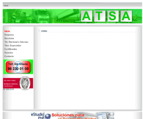 atsasl.com: ATSA S.L. - Inicio
A.T.S.A., S.L. como empresa consolidada en el sector de transporte especial de todo tipo de maquinaria, estructuras, depósitos, obra publica, etc. y especializada en la recogida de residuos y escombros.