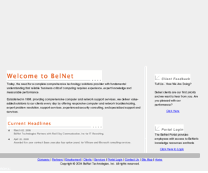 belnettech.com: Welcome to BelNet Technologies
