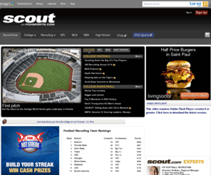 calsportsreport.com: Scout.com - College and High School Football, Basketball, Recruiting, NFL, and MLB Front Page
The Scout.com Network covers college, NFL, MLB, high school, recruiting, and much more
