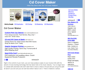 cdcovermaker.net: Cd Cover Maker
Cd Cover Maker