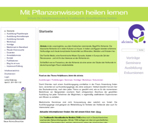 alcimia.de: Deutscher Seitentitel - ändern in den Spracheinstellungen - Startseite
Deutsche Description - zu ändern in den Spracheinstellungen