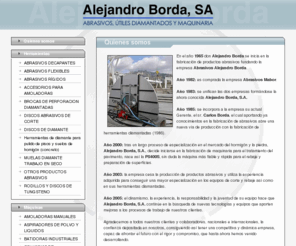 alejandroborda.com: Discos de Diamante y Pulimentación de Suelos - Alejandro Borda
Discos abrasivos para corte y desbaste de aceros y hormigón. Discos y herramientas diamantadas para granito, mármol, hormigón armado y Discos abrasivos flexibles y semiflexibles para metal y piedra