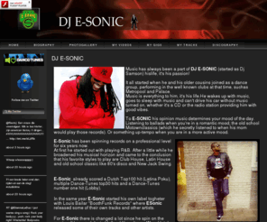 dje-sonic.com: DJ E-SONIC
DJ E-Sonic