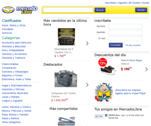 mercadolibre.in: MercadoLibre México - Donde comprar y vender de todo.
El mayor Mercado Virtual de América latina, donde puedes comprar y vender de todo.