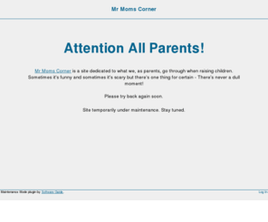 mrmomscorner.com: Mr Moms Corner » Mr Moms Corner
Welcome to All Mr and Mrs Moms!
