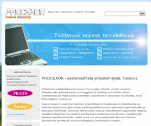 procexon.com: Procexon Business Engineering - liikkeenjohdon konsultointi
Procexon Oy - Liikkeenjohdon engineering -palvelut ja konsultointi kattavasti