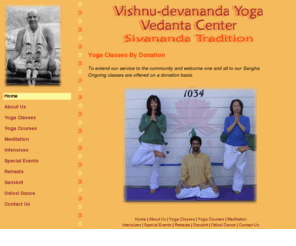 vishnuyoga.org: Vishnu-devananda Yoga Vedanta Center, Sivananda Tradition
