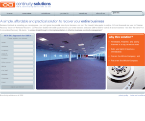 continuitysolutions.org: Continuity-Solutions
Business Continuity and Disaster Recovery solutions.