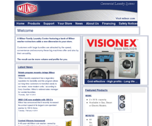 milnorcoin.com: Pellerin Milnor Corporation - Coin Op Laundry Machinery - Welcome
Commercial laundry equipment, high volume washing equipment, dryers, washer extractors coin-op machinery from Pellerin Milnor Corporation.
