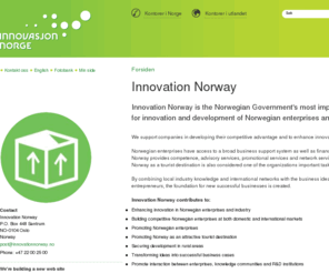 innovationnorway.com: Innovasjon Norge
Innovasjon Norge - Vi gir lokale ideer globale muligheter.