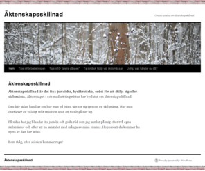 aktenskapsskillnad.com: Äktenskapsskillnad
Allt om äktenskapsskillnad